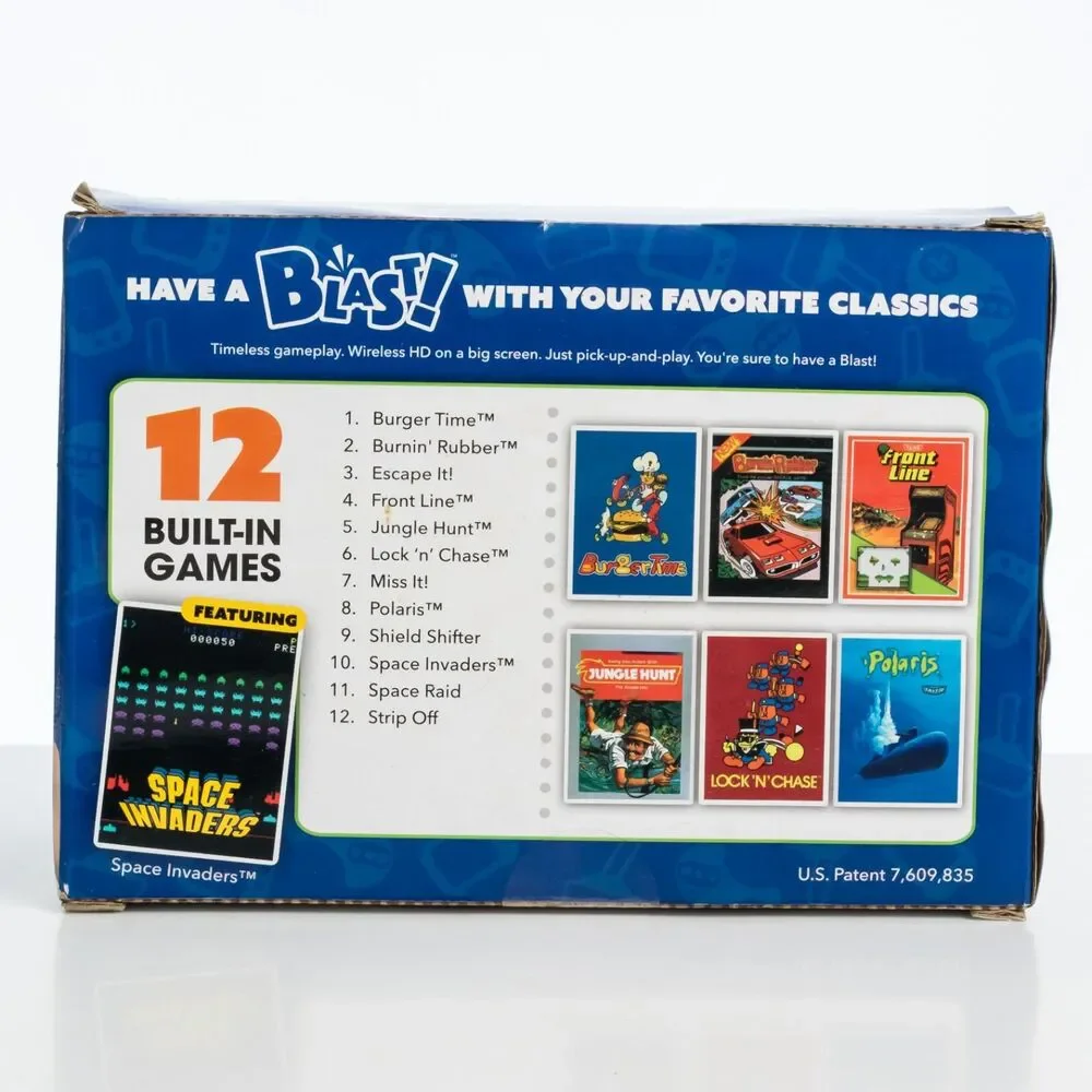 AtGames Legends Flashback Blast Space Invaders Burger Time Jungle Hunt HDMI New